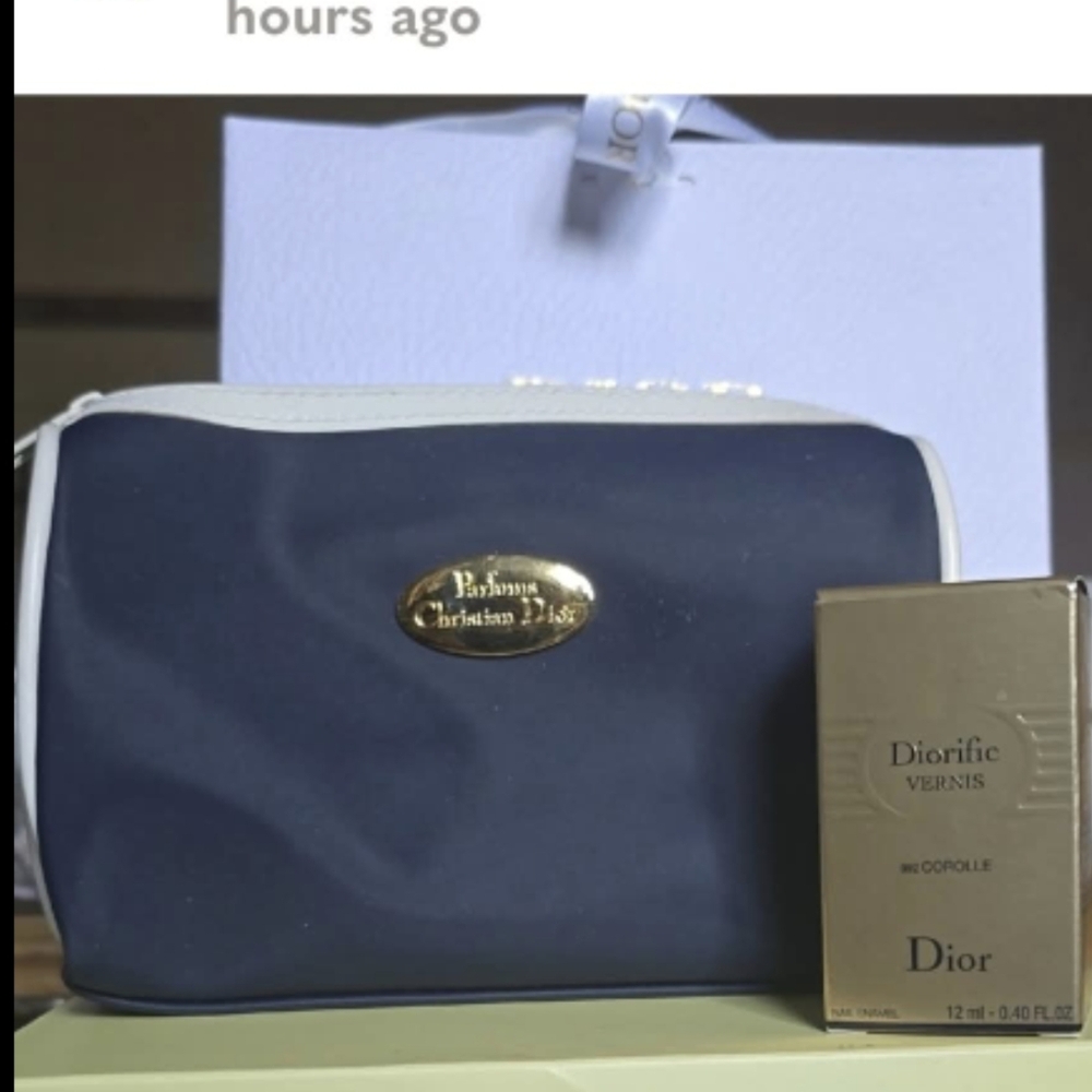 Dior Pouch And White Bag